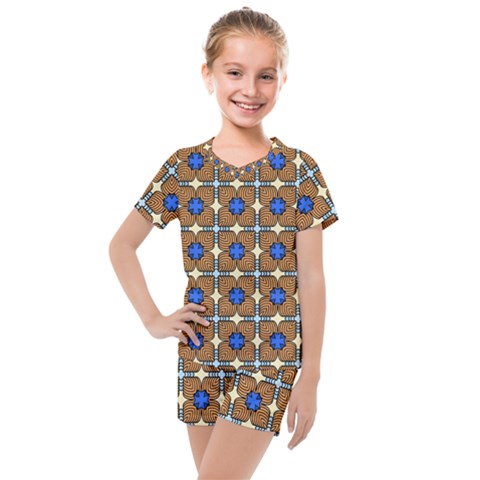 Mirano Kids  Mesh Tee And Shorts Set by deformigo