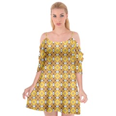 Terrivola Cutout Spaghetti Strap Chiffon Dress by deformigo