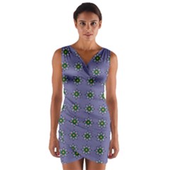 Taffia Wrap Front Bodycon Dress by deformigo