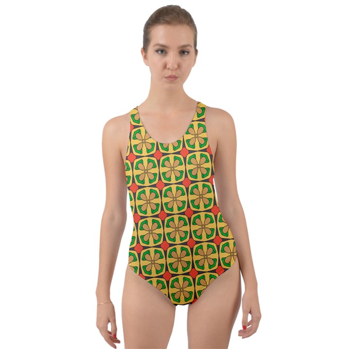 Capriccium Cut-Out Back One Piece Swimsuit