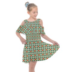 Masella Kids  Shoulder Cutout Chiffon Dress by deformigo