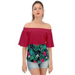 Ljp Off Shoulder Short Sleeve Top