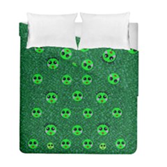 Smiling Happy Ones In The Fauna Duvet Cover Double Side (full/ Double Size) by pepitasart