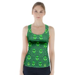 Smiling Happy Ones In The Fauna Racer Back Sports Top by pepitasart