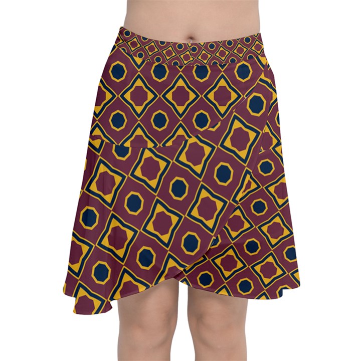 Socotra Chiffon Wrap Front Skirt