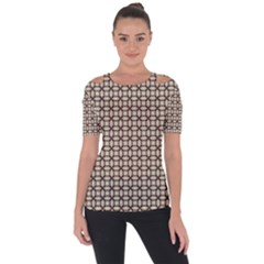 Esperanto Shoulder Cut Out Short Sleeve Top by deformigo