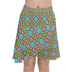 Forio Chiffon Wrap Front Skirt by deformigo