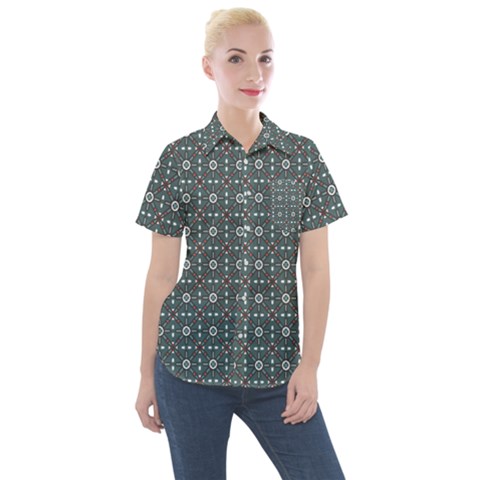 Sotira Women s Short Sleeve Pocket Shirt by deformigo