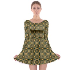 Delford Long Sleeve Skater Dress by deformigo