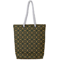 Delford Full Print Rope Handle Tote (small) by deformigo