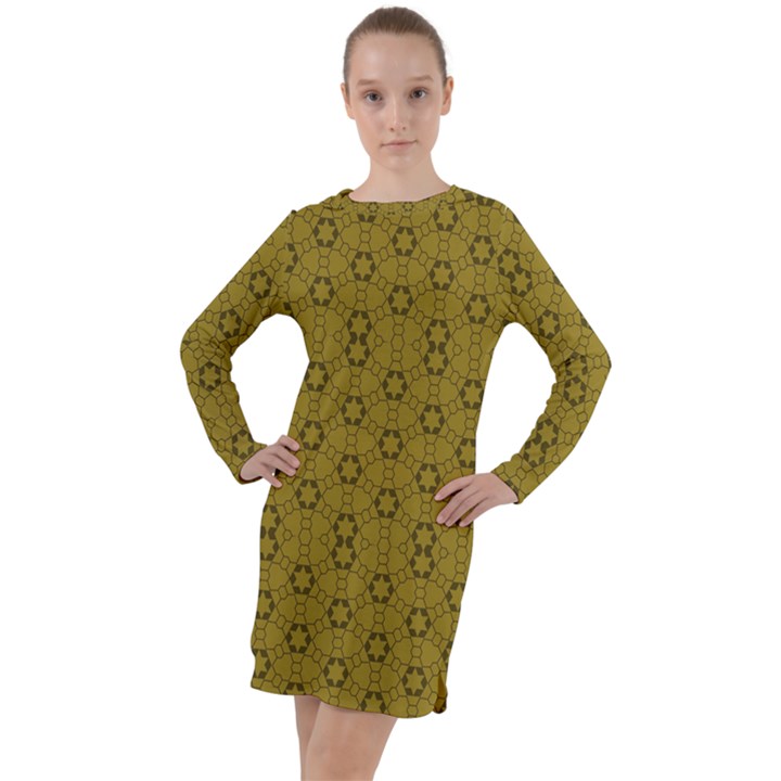 Damietta Long Sleeve Hoodie Dress