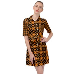 Prunicci Belted Shirt Dress by deformigo