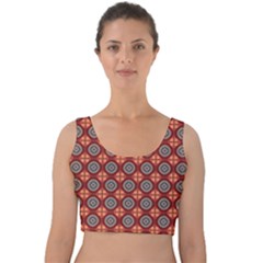 Espadella Velvet Crop Top by deformigo