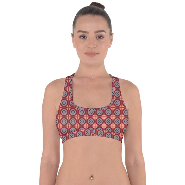 Espadella Cross Back Hipster Bikini Top 