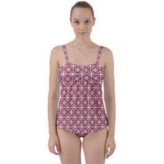 Meniko Twist Front Tankini Set by deformigo