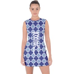 Anegada Lace Up Front Bodycon Dress