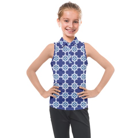 Anegada Kids  Sleeveless Polo Tee by deformigo