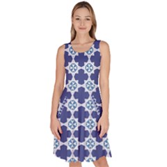 Anegada Knee Length Skater Dress With Pockets