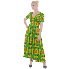 Nadallaa Button Up Short Sleeve Maxi Dress