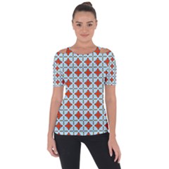 Montalvo Shoulder Cut Out Short Sleeve Top by deformigo