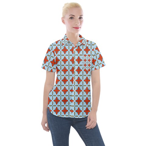 Montalvo Women s Short Sleeve Pocket Shirt by deformigo