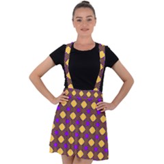 Mezzana Velvet Suspender Skater Skirt