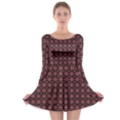 Chocolour Long Sleeve Skater Dress by deformigo