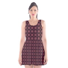 Chocolour Scoop Neck Skater Dress by deformigo