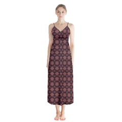 Chocolour Button Up Chiffon Maxi Dress by deformigo