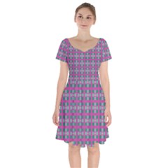 Viggianelli Short Sleeve Bardot Dress by deformigo