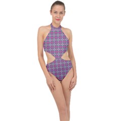 Viggianelli Halter Side Cut Swimsuit by deformigo