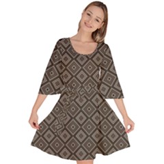 Dorris Velour Kimono Dress by deformigo