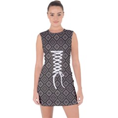 Dorris Lace Up Front Bodycon Dress