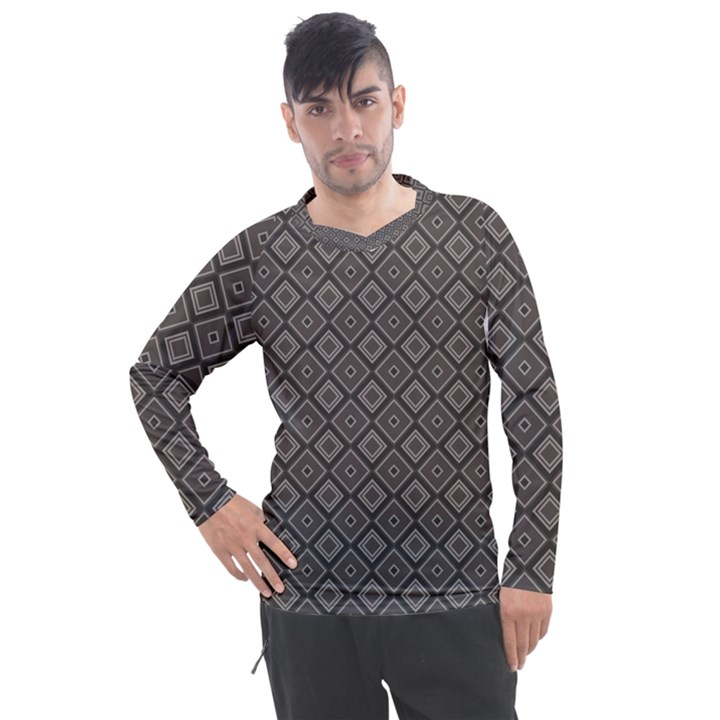 Dorris Men s Pique Long Sleeve Tee