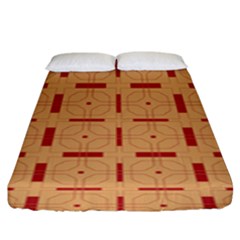 Tangra Fitted Sheet (king Size) by deformigo