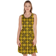 Venturo Knee Length Skater Dress With Pockets