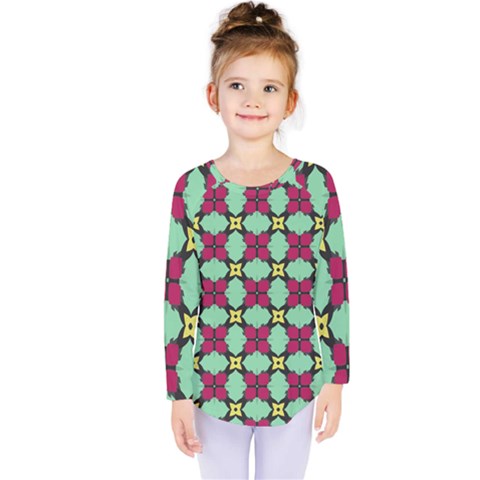 Nuria Kids  Long Sleeve Tee by deformigo