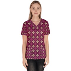 Barbruce Women s V-neck Scrub Top by deformigo