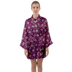 Barbruce Long Sleeve Satin Kimono by deformigo