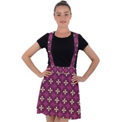 Barbruce Velvet Suspender Skater Skirt