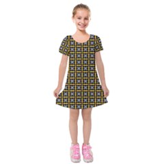 Mesori Kids  Short Sleeve Velvet Dress