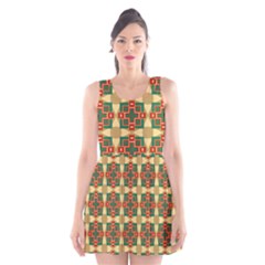 Sorobon Scoop Neck Skater Dress by deformigo