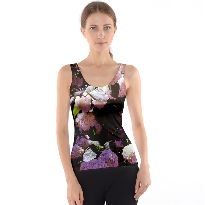 Purple Snowballs Tank Top