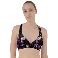 Purple Snowballs Sweetheart Sports Bra by okhismakingart