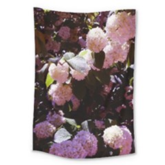 Purple Snowballs Large Tapestry