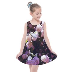 Purple Snowballs Kids  Summer Dress