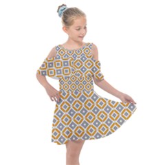 Potami Kids  Shoulder Cutout Chiffon Dress by deformigo