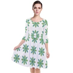 Reign Of Nature Quarter Sleeve Waist Band Dress by deformigo