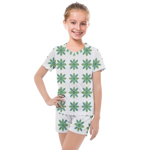 Reign Of Nature Kids  Mesh Tee And Shorts Set by deformigo