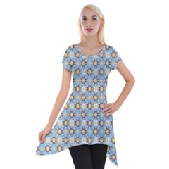 Altmeli Short Sleeve Side Drop Tunic by deformigo